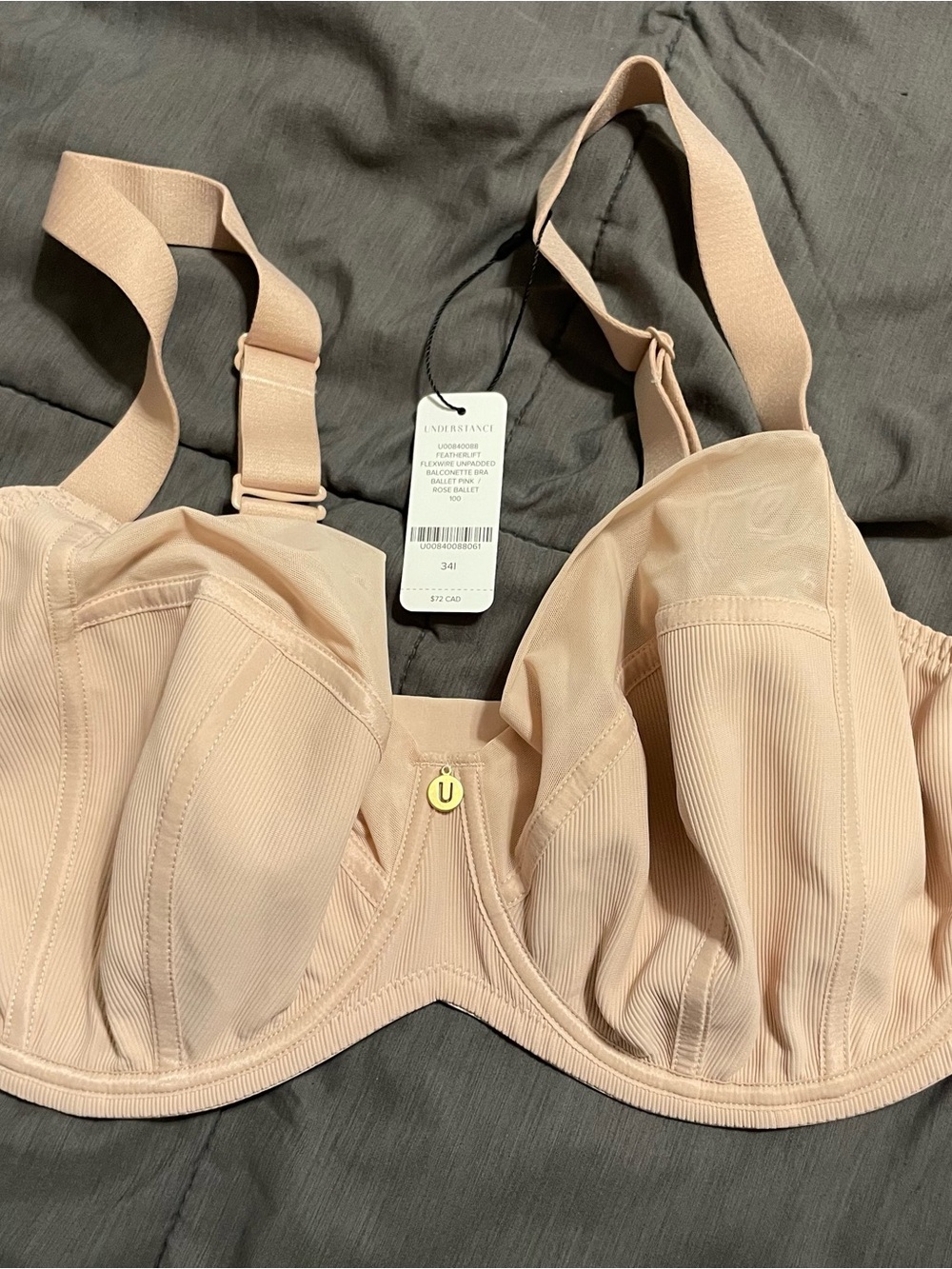 Understance Nude Support Bra with Underwire